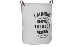Premier Housewares Tribeca Laundry Bag - White